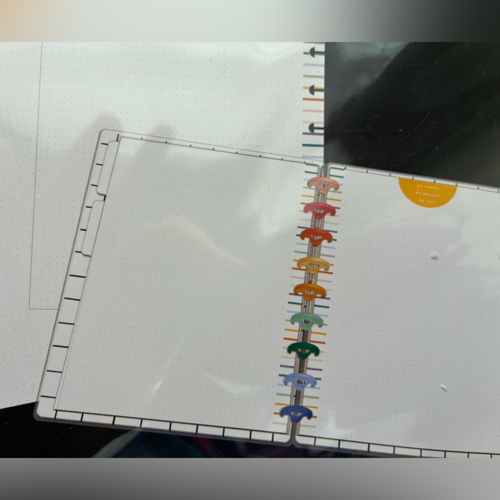 Bright Fun Classic Filler Paper - Happy Planner Dot Grid Paper ☀️🌈☀️🌈 - Picture 3 of 6